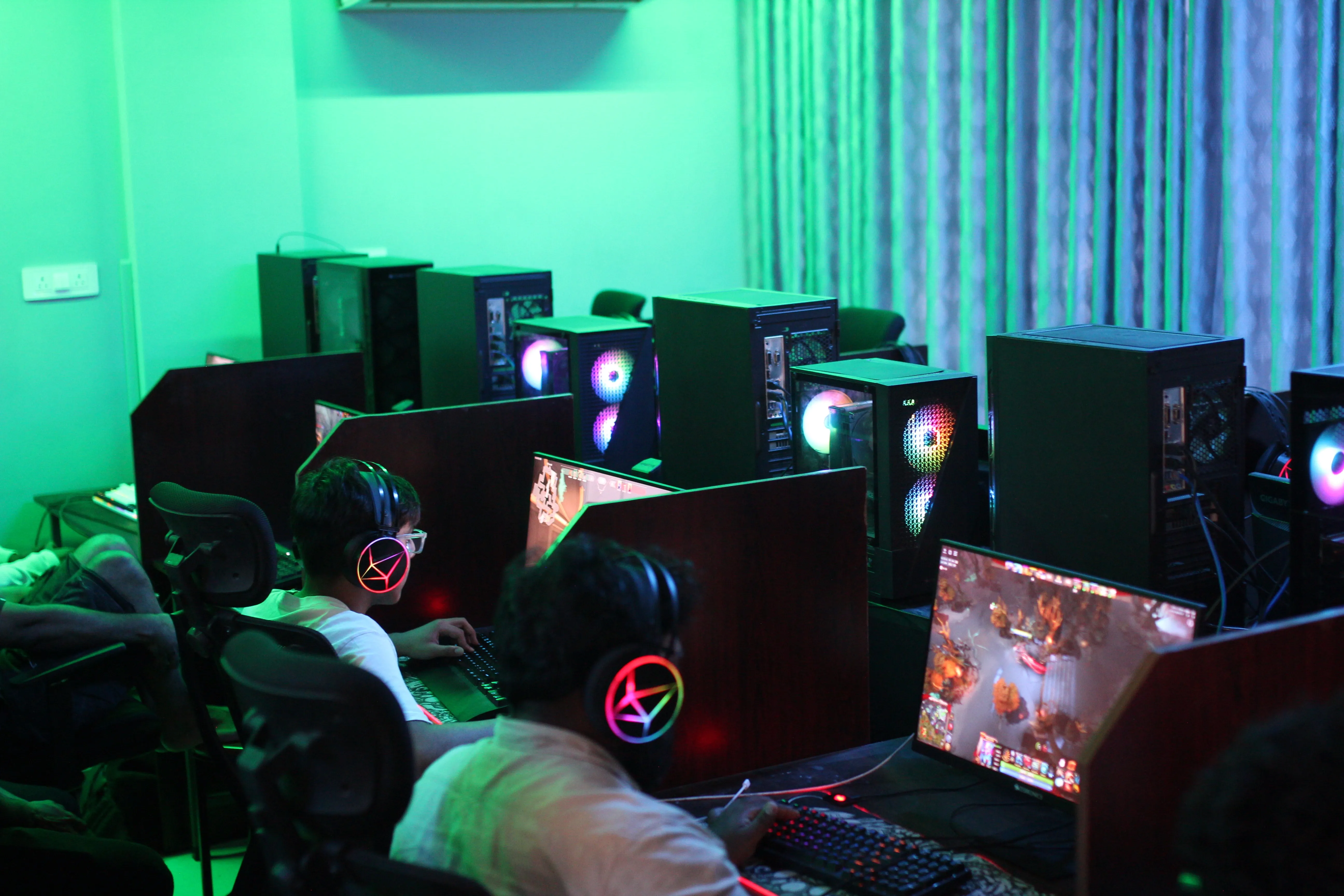 Gaming setup overview